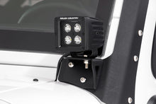 Load image into Gallery viewer, Rough Country - LED Light Mount - Lower Windshield - Pod - Jeep Wrangler JK (07-18) - 70044