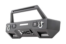 Load image into Gallery viewer, FR Bumper - Stubby - Hoop - BLK LED - Jeep Gladiator JT Wrangler JK &amp; JL