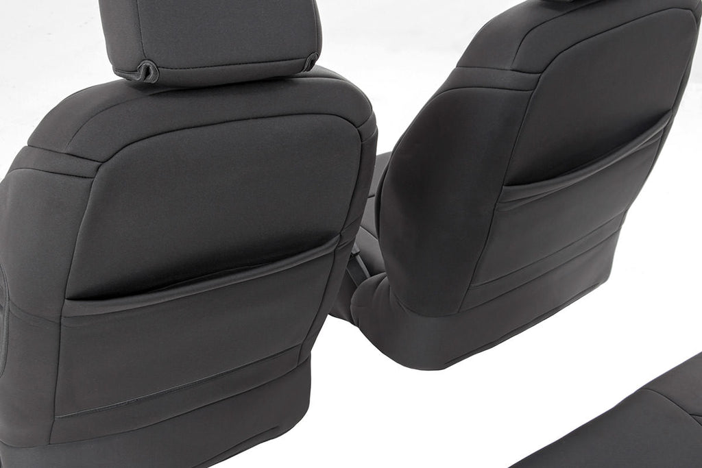 Rough Country Seat Covers - Front And Rear - Jeep Wrangler JK 4WD (2013-2018)
