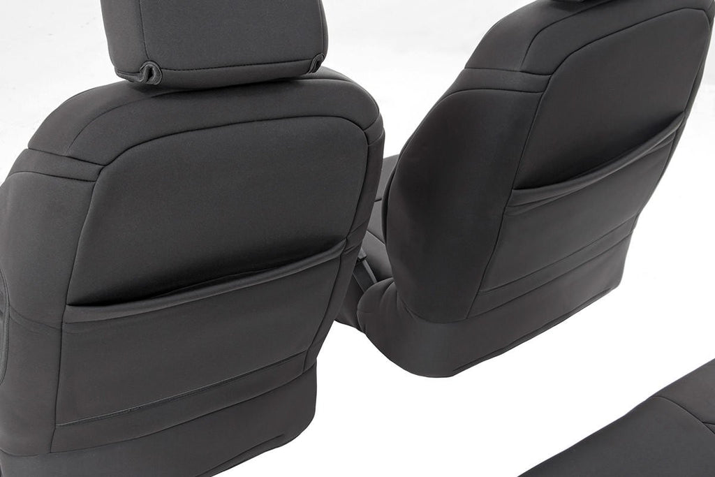 Rough Country Seat Covers - Front - Jeep Wrangler JK 4WD (2013-2018)