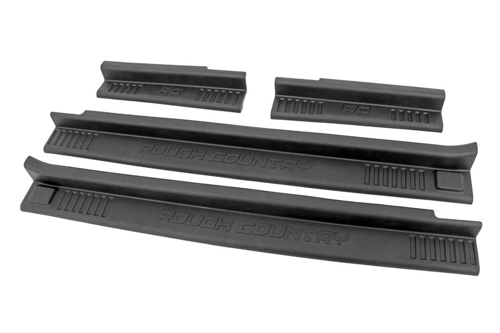 Rough Country Entry Guards - Front And Rear - Jeep Wrangler JK 2WD 4WD (07-18)