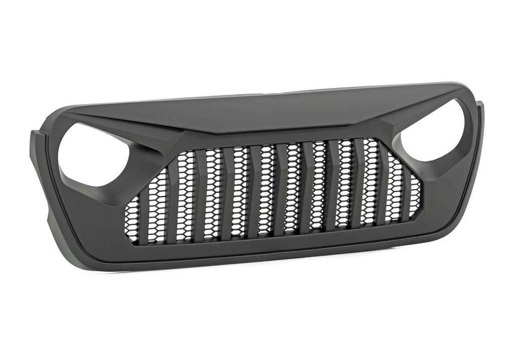 Rough Country Replacement Grille - Angry Eyes - Jeep Gladiator JT Wrangler 4xe Wrangler JL (18-23)