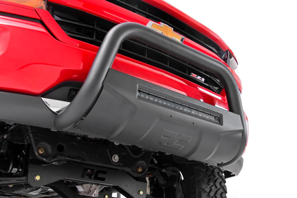 Rough Country Black Led Bull Bar - Chevy GMC Canyon Colorado 2WD 4WD