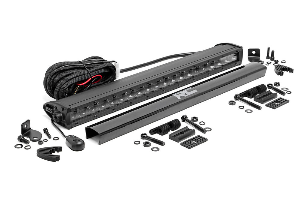 Rough Country - Black Series LED Light Bar - 20 Inch - Single Row - 70720BL