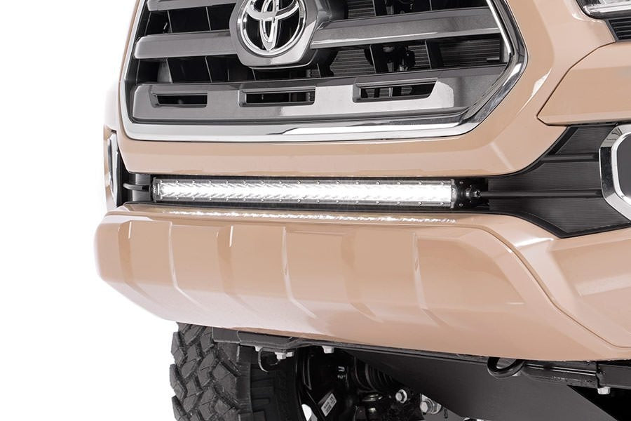 Rough Country - LED Light - Lower Grille Mnt - 30" Black Single Row - Toyota Tacoma (16-23) - 70668