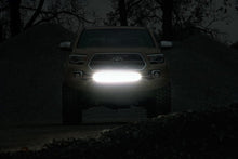 Load image into Gallery viewer, lights-30-inch-toyota-bumper-kit_70621-tan-tacoma-front-dark_1.jpg
