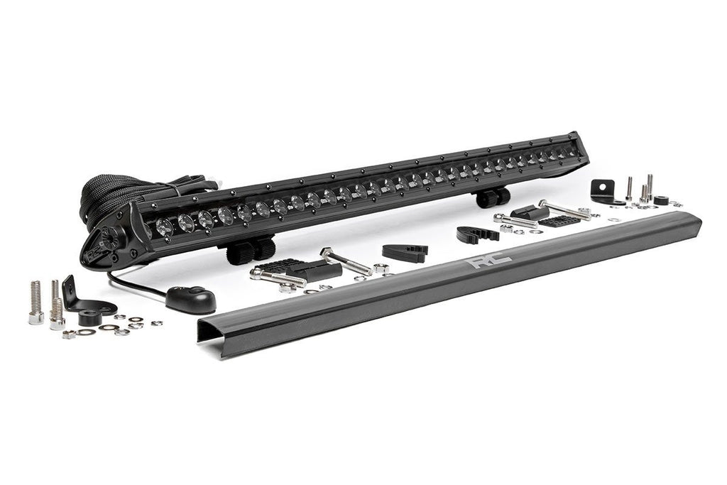 Rough Country - Black Series LED Light Bar - 30 Inch - Single Row - 70730BL