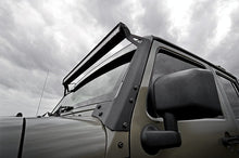 Load image into Gallery viewer, Rough Country - LED Light - Windshield Mnt - 50" Black Dual Row - Amber DRL - Jeep Wrangler JK (07-18) - 70504BLDRLA