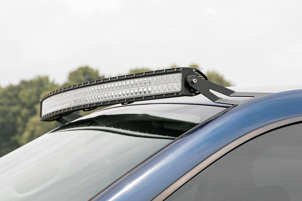 Rough Country - LED Light Mount - Upper Windshield - 54" Curved - Dodge 1500 (02-08) - 70538