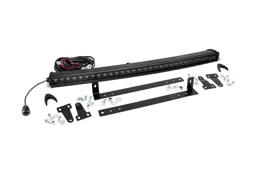 Rough Country - LED Light - Grille Mount - 30" Black Single Row - Ford F-150 (09-14) - 70661