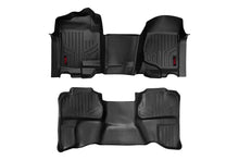 Load image into Gallery viewer, Rough Country Floor Mats - FR &amp; RR - OV Hump - Ext Cb - Chevy GMC 1500 2500HD (07-14)