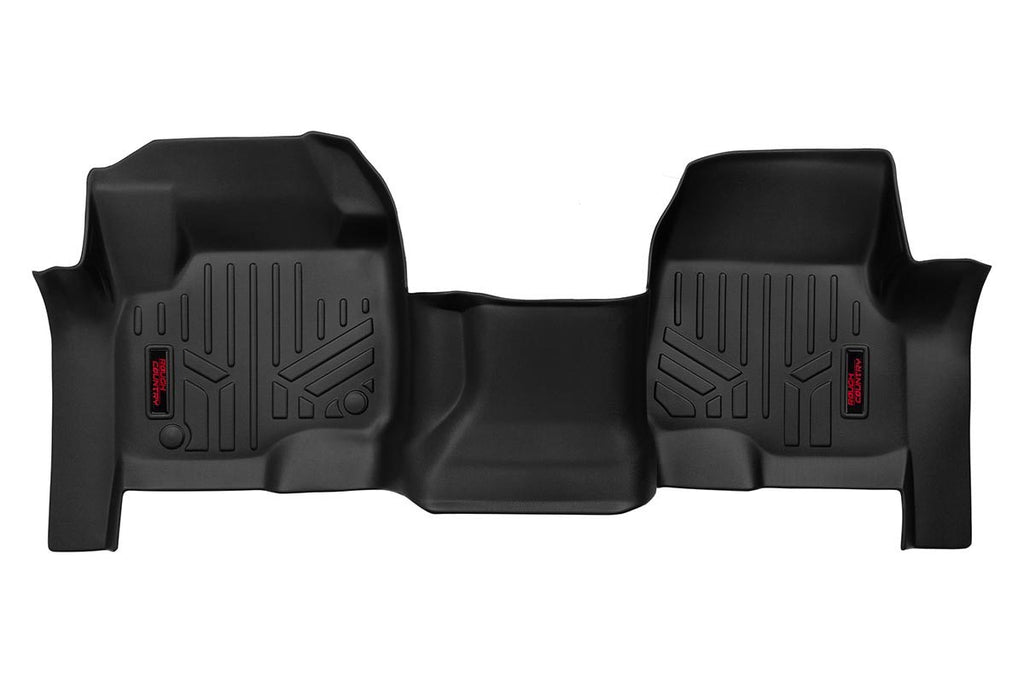 Rough Country Floor Mats - Front - Over Hump - Ford Super Duty 2WD 4WD (17-22)