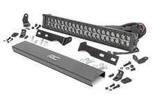 Load image into Gallery viewer, Rough Country - LED Light - Bumper Mount - 20" Black Dual Row- Amber DRL - Jeep Grand Cherokee WK2 (11-20) - 70773DRLA