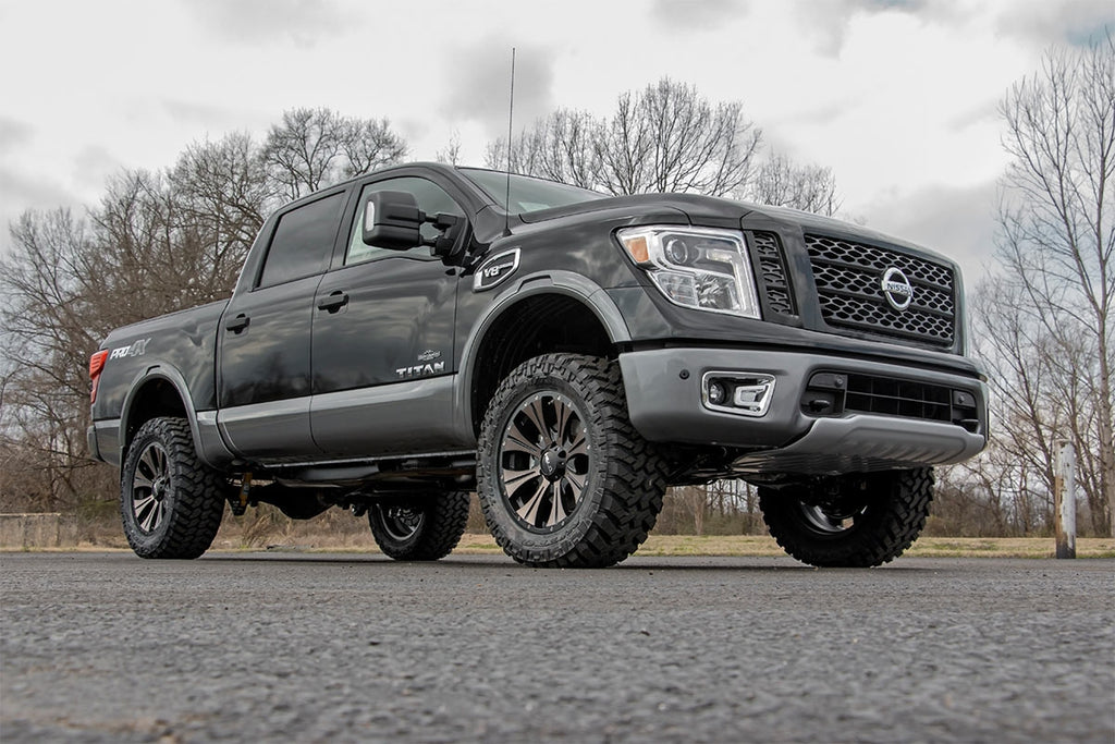Rough Country 3 Inch Lift Kit - N3 Shocks - Nissan Titan 2WD 4WD (2004-2021)