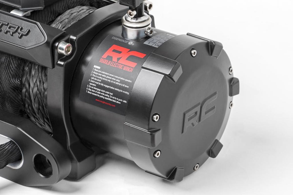 Rough Country 9500-Lb Pro Series Winch - Synthetic Rope