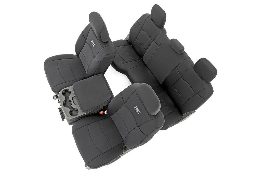 Rough Country Seat Covers - Bucket Seats - FR & RR - Ram 2500 2WD 4WD (2019-2023)