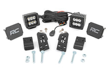 Load image into Gallery viewer, LED Light - A Pillar Mount - 2 In. Black Pair - Spot - Polaris RZR PRO XP