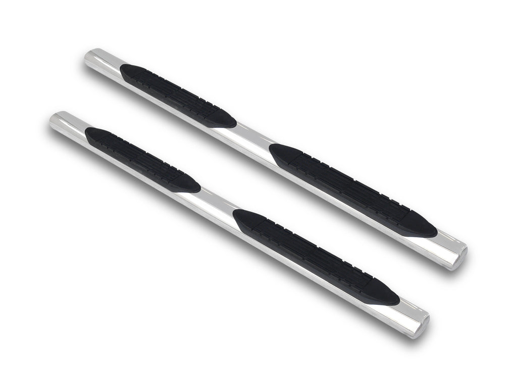 Armordillo 1999-2018 Chevy Silverado - Extended Cab - Body Mount  4in. Oval Black Side Step Bars