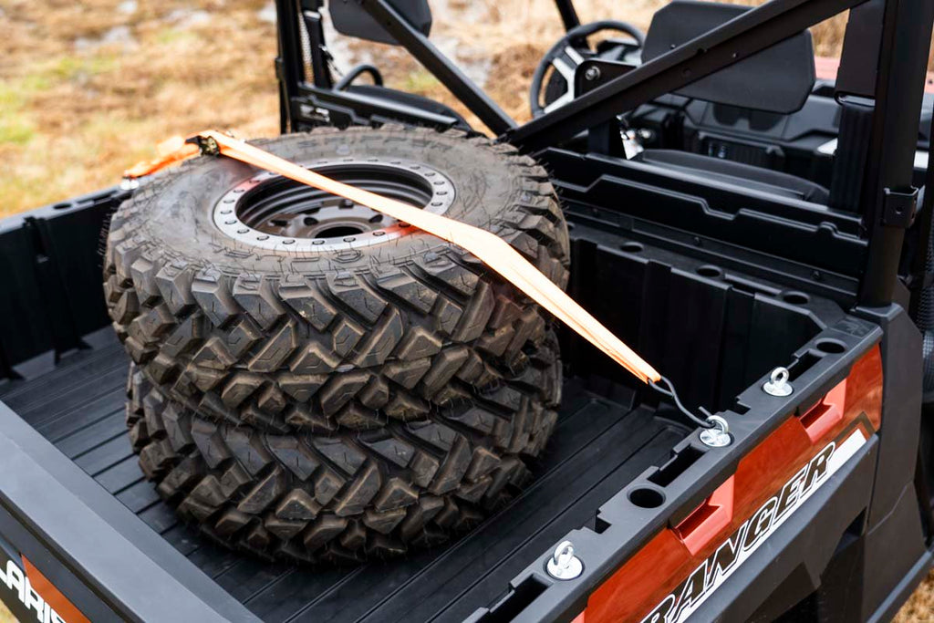 Rough Country Bed Tie Down Kit - 1-7 16 In Diameter - 5 Pieces - Polaris Ranger 1000XP 900XP (14-20)