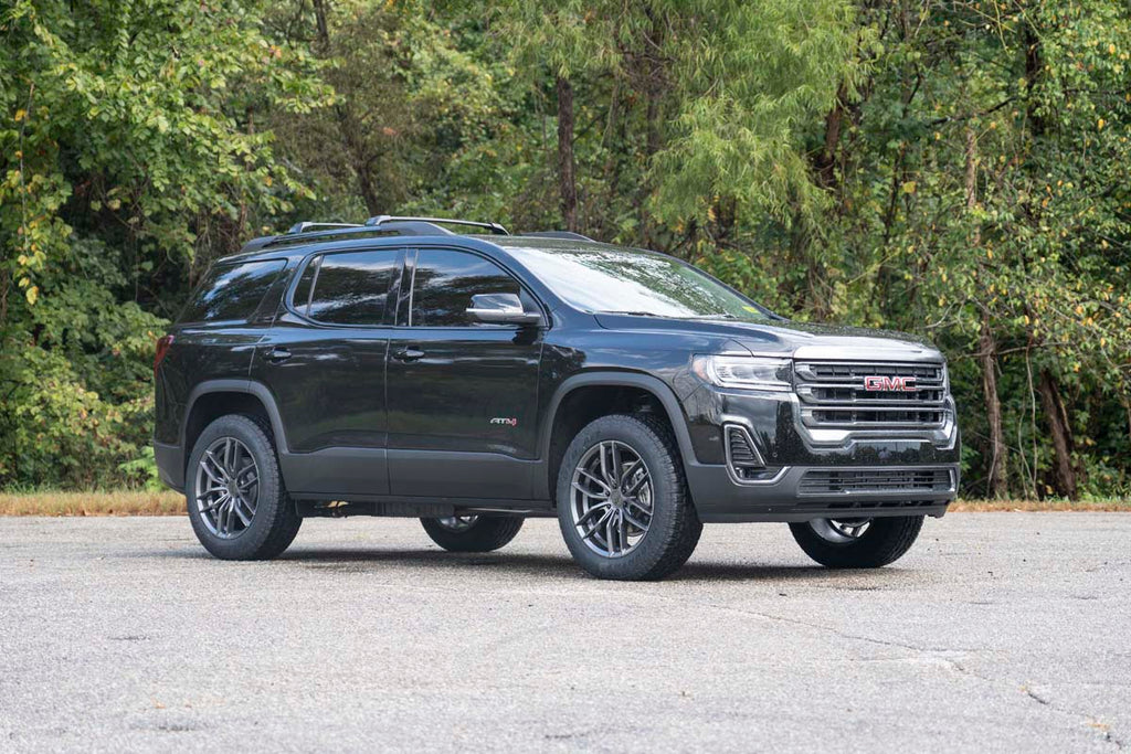 Close-up view of the N3 Front Struts included in the 1.5 Inch Lift Kit for GMC Acadia 2WD/4WD (2017+)