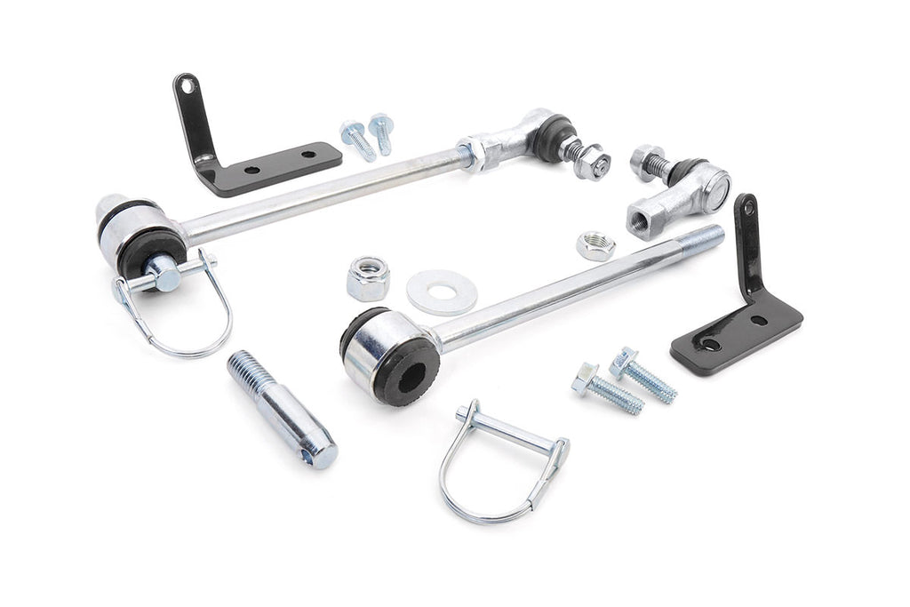 Rough Country Quick Disconnect Sway Links - 2.5 Inch Lift - Jeep Wrangler JK (07-18)