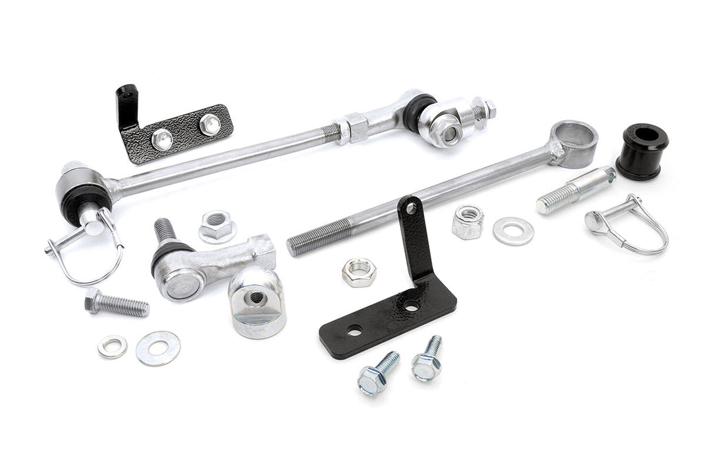 Rough Country Jeep Front Sway-bar Disconnects (3.5-6in)