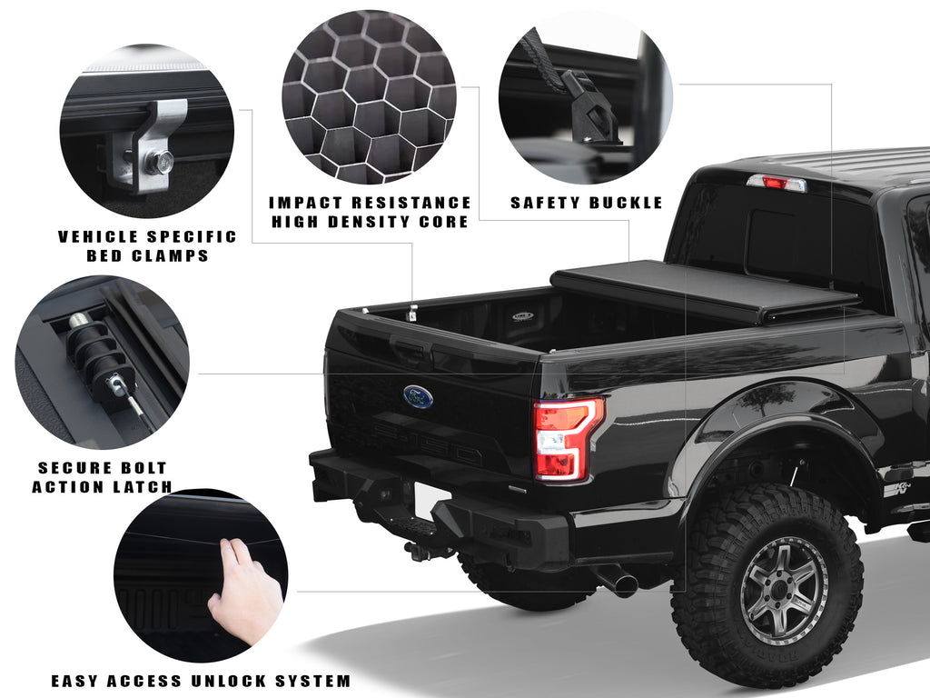 Armordillo  1993-2011 Ford Ranger CoveRex TFX Series Folding Truck Bed Tonneau Cover (6 Ft Bed)