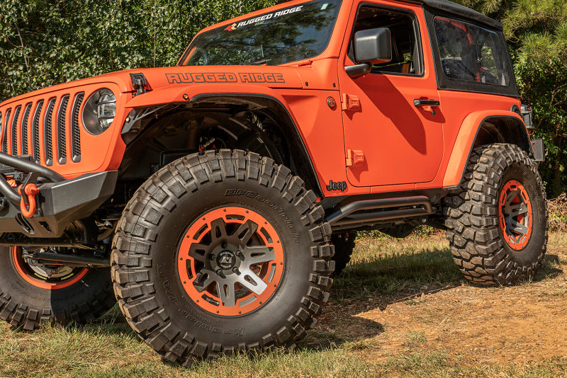 Rugged Ridge RRC Rocker Guards Jeep Wrangler JL 2 Door