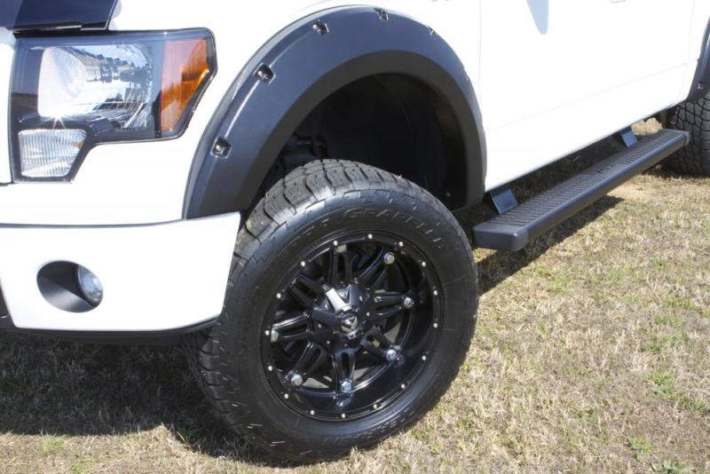 Lund Dodge Ram 1500 RX-Rivet Style Textured Elite Series Fender Flares - Black (4 Pc.)