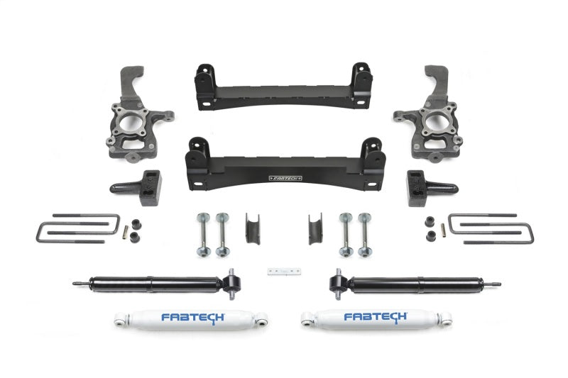 Fabtech 15+ Ford F150 2WD 4in Basic Sys w/Rr Perf Shks
