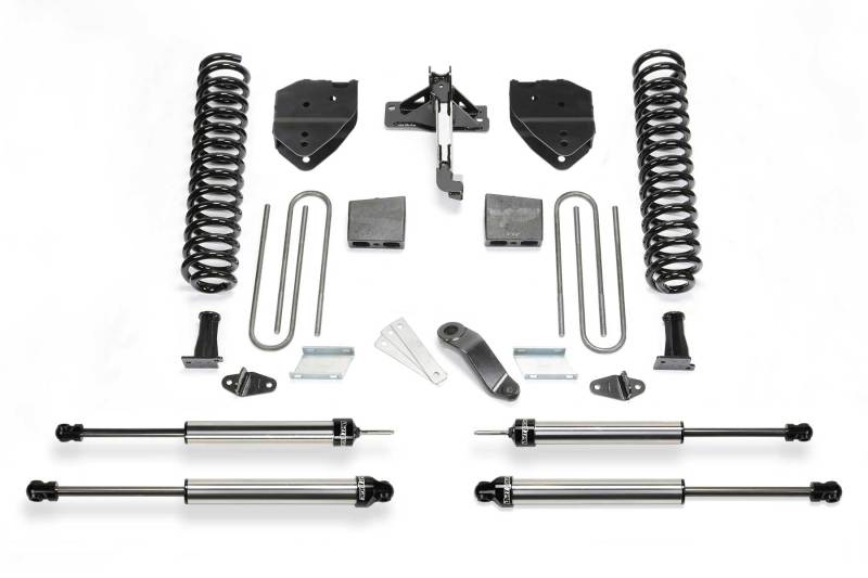 Fabtech 17+ Ford F250/F350 4WD Diesel 6in Basic Sys w/Dlss Shks