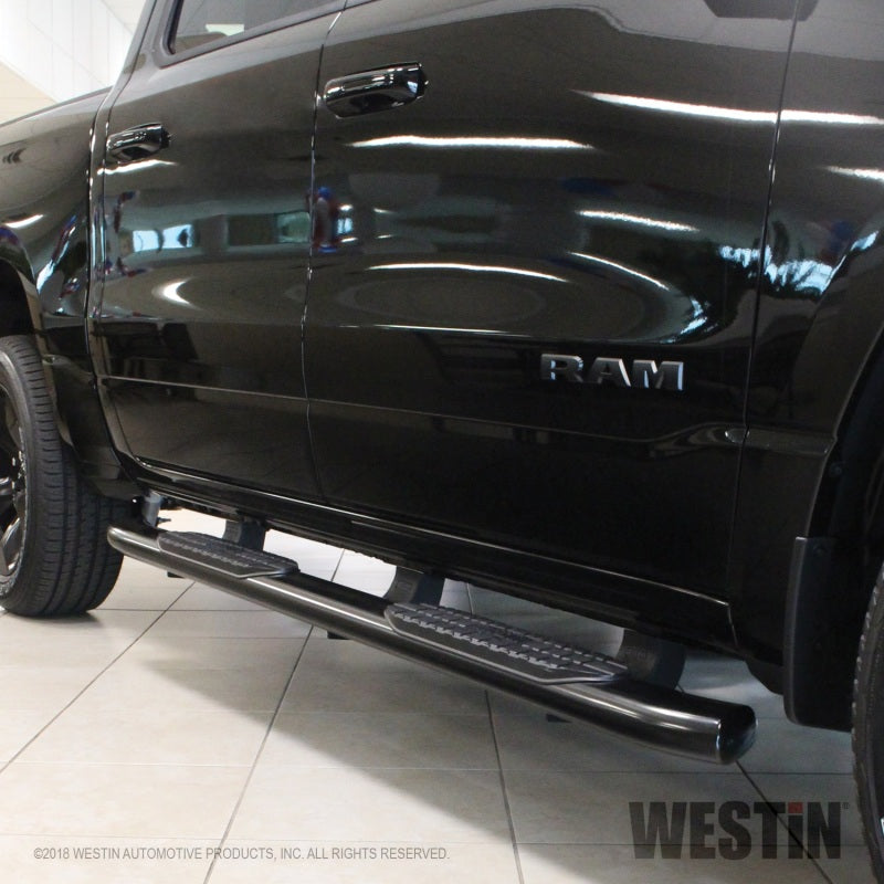 Westin Ram 1500 Crew Cab (Excl. 2019 Ram 1500 Classic) PRO TRAXX 5 Oval Nerf Step Bars - Black
