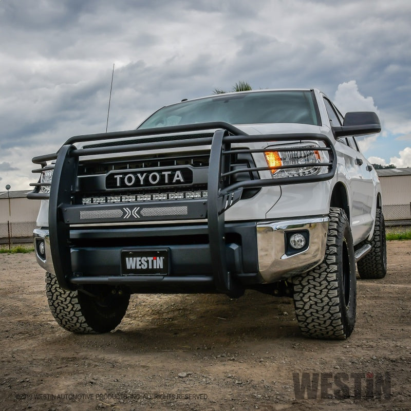 Westin 14+ Toyota Tundra Sportsman X Grille Guard - Textured Black