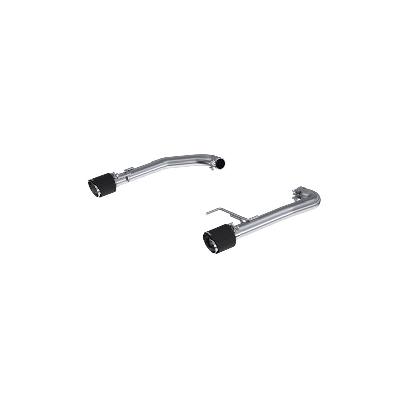 MBRP Ford Mustang 2.3L EcoBoost T304 2.5in Axle Back w/ Dual CF SS Tips - T304 (Race Version)