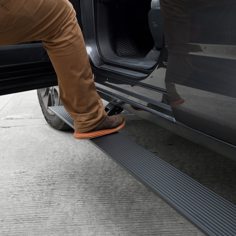 Go Rhino Ford F-250/350 Super Duty Crew Cab 4dr E-BOARD E1 Elect. Running Board Kit - Tex. Blk
