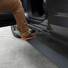 Load image into Gallery viewer, Go Rhino Ram 1500 QC / Ram 1500 QC 4dr E-BOARD E1 Electric Running Board Kit - Tex. Blk