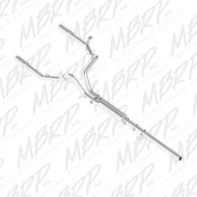 Load image into Gallery viewer, MBRP Chevy/GMC 1500 Silverado/Sierra 4.3L V6/5.3L V8 Dual Split Rear Alum 3in Cat Back Exhaust
