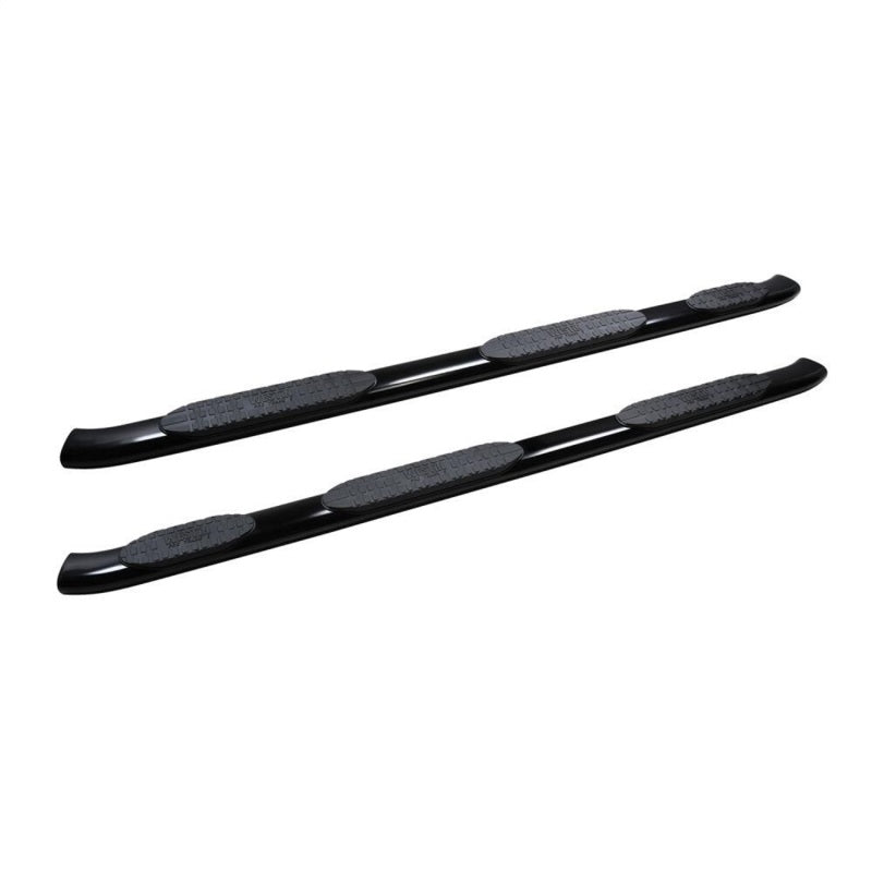Westin Chevrolet Silverado Double Cab w/ 6.5in Bed PRO TRAXX 5 W2W Oval Nerf Step Bars - Black