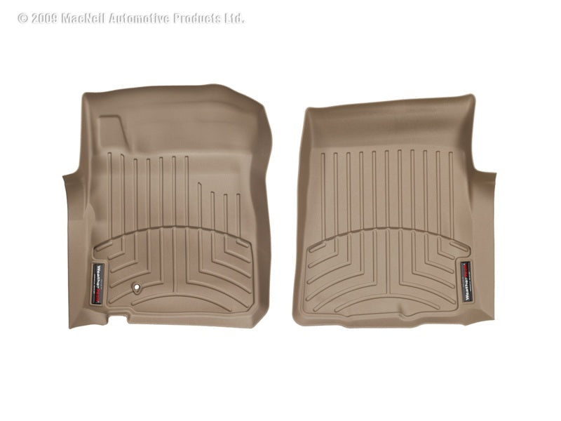 WeatherTech Ford F150 Super Cab Front FloorLiner - Tan