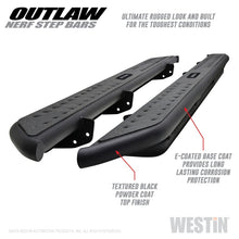 Load image into Gallery viewer, Westin 14+ Chevrolet/GMC Silv/Seirra 1500 Double Cab Outlaw Nerf Step Bars