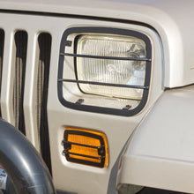 Load image into Gallery viewer, Rugged Ridge Jeep Wrangler YJ Headlight &amp; Turn Signal Euro Guard Set