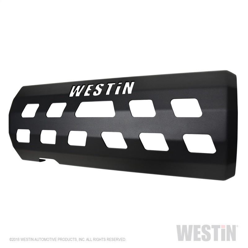 Westin 18+ Jeep Wrangler JL (Excl. 4xe) Muffler Skid Plate - Tex. Blk