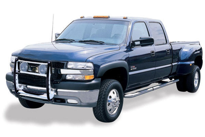 Go Rhino Chevrolet Silverado 1500 3000 Series StepGuard - Black (Center Grille Guard Only)
