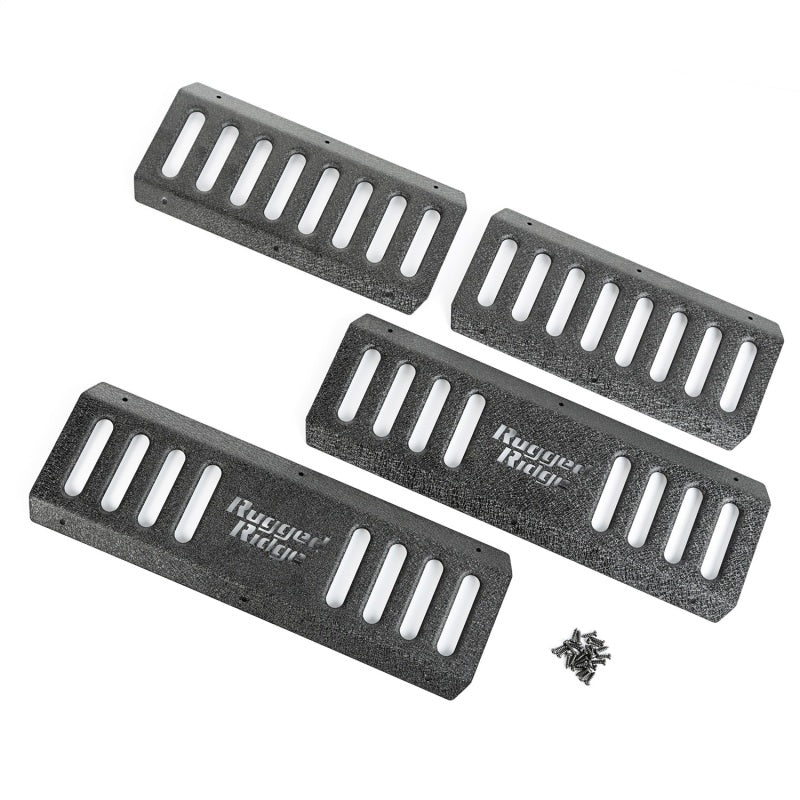 Rugged Ridge RRC Side Armor Guard Plates Jeep Wrangler JKU
