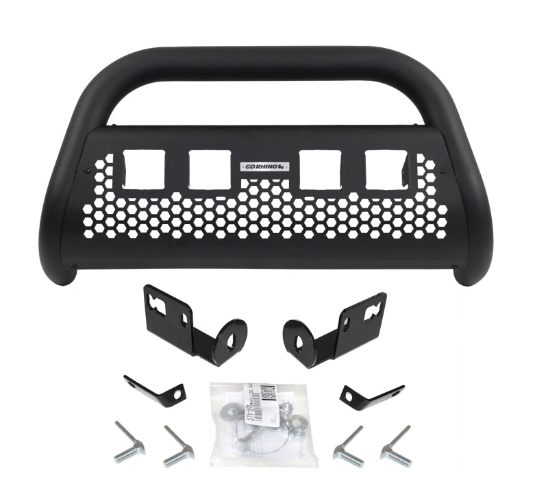 Go Rhino Ram 2500HD RC2 LR 4 Lights Complete Kit w/Front Guard + Brkts