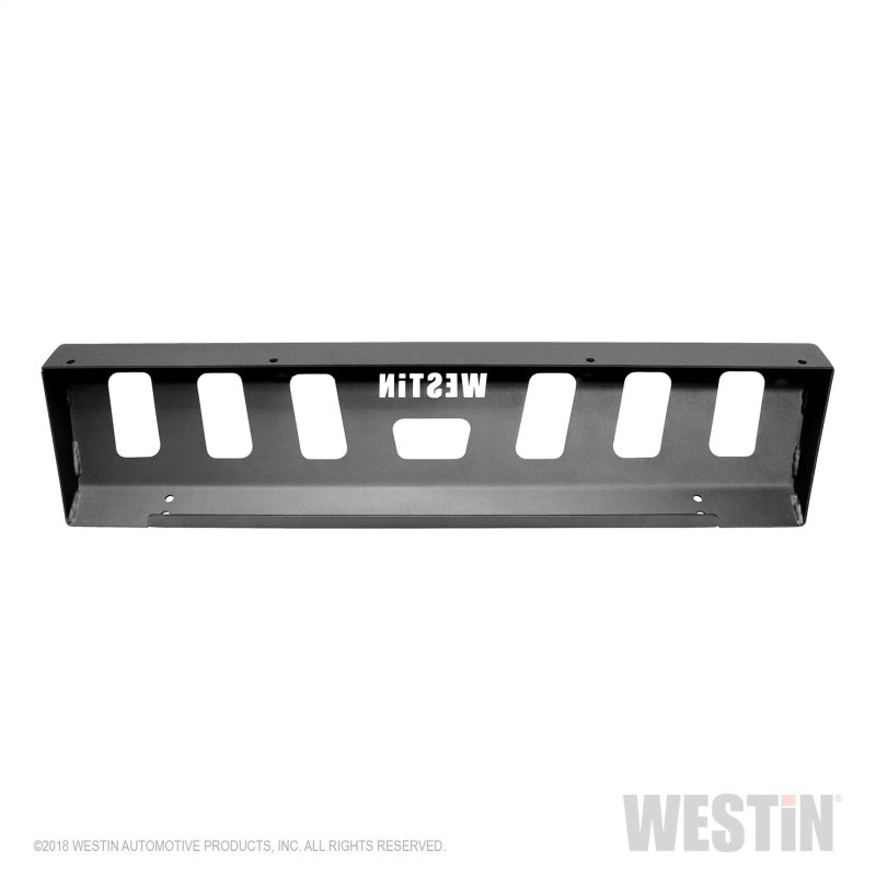 Westin 18+ Jeep Wrangler JL Front Bumper Skid Plate - Textured Black
