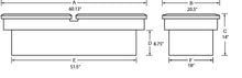 Load image into Gallery viewer, Lund Chevy S10 (Long Bed) Ultima Dual Lid Gull Wing Crossover Tool Box - Brite