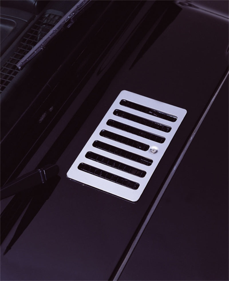 Rugged Ridge Jeep Wrangler TJ Stainless Steel Cowl Vent Cover