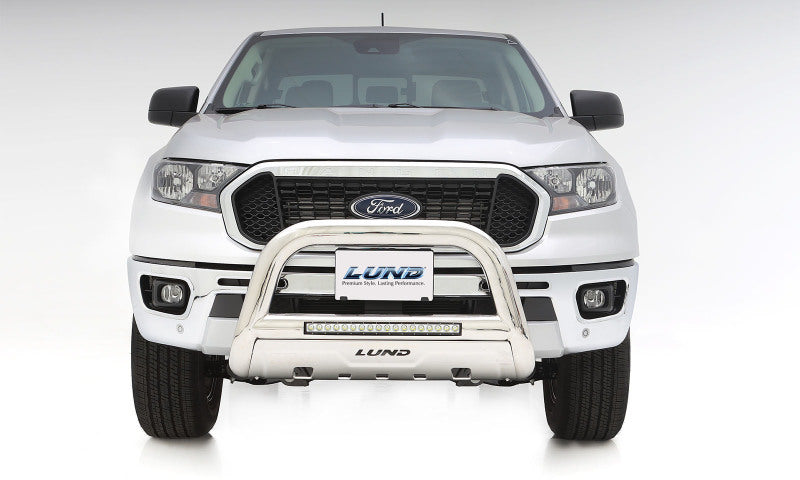 Lund Ford Ranger Bull Bar w/Light & Wiring - Polished Stainless