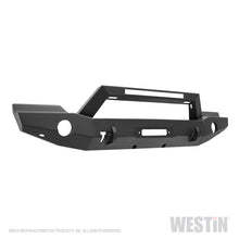 Load image into Gallery viewer, Westin 07+ Jeep Wrangler JK WJ2 Full Width Front Bumper w/LED Light - Tex. Blk